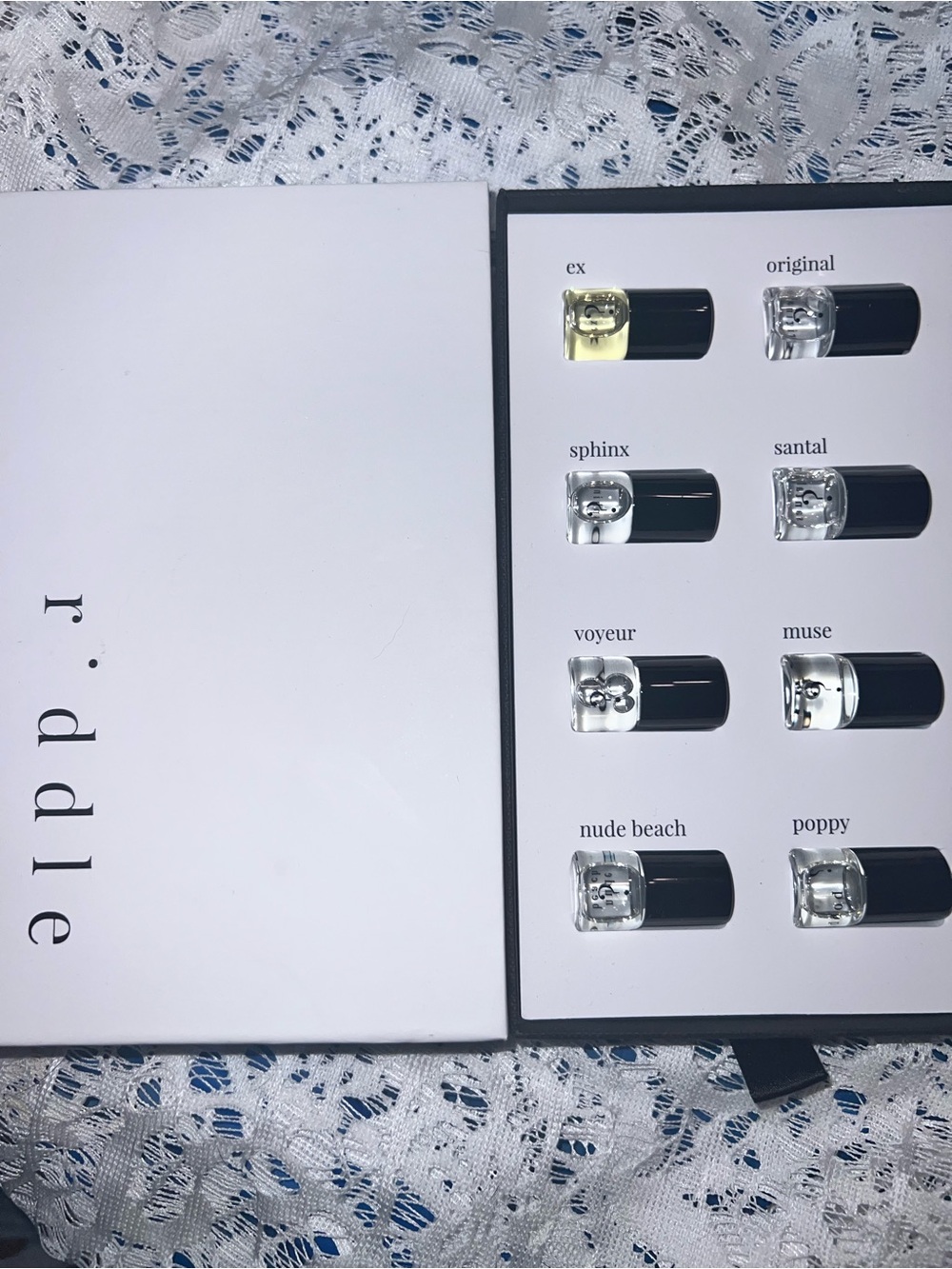 Riddle Roll On Fragrance Oil Sample Kit Brand New